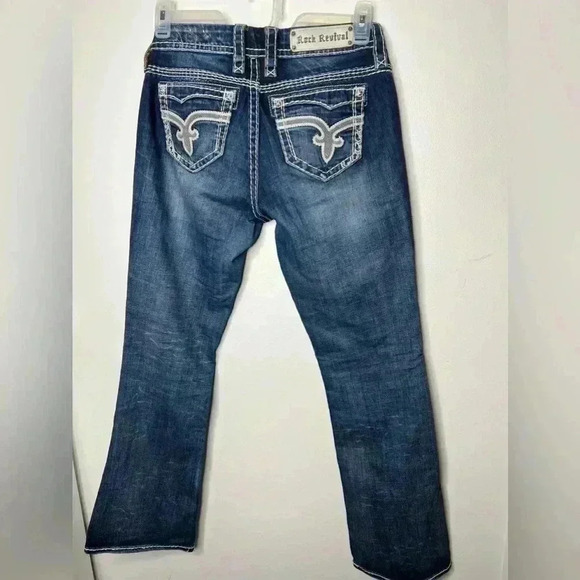Rock Revival Raizel Easy Boot Jeans Size 27 - Picture 1 of 4